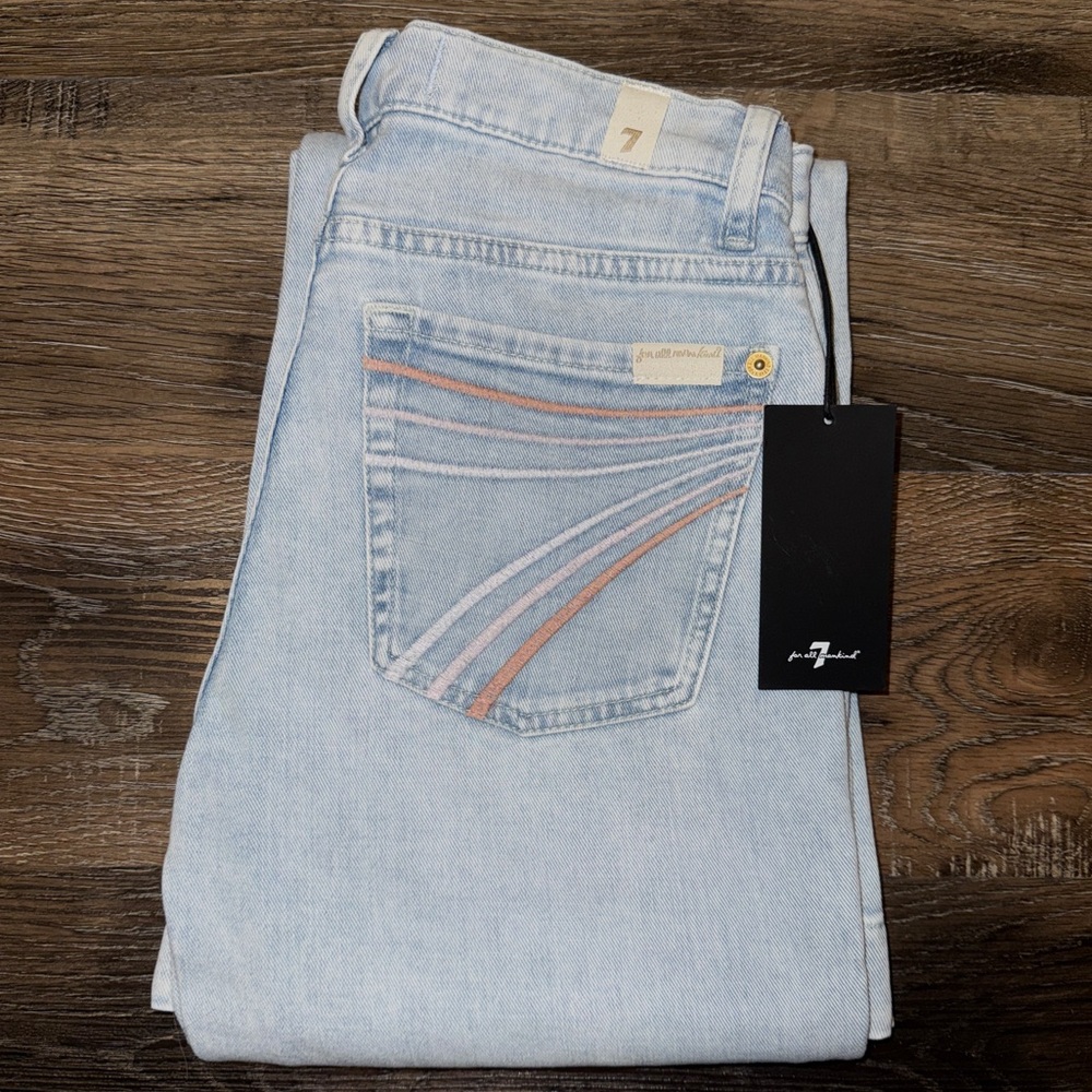 NWT 7 For All Mankind Tailorless Dojo Jeans 7FAMK